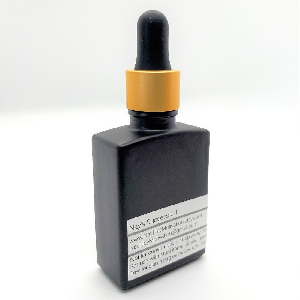 Dropper Bottle - Black and Gold